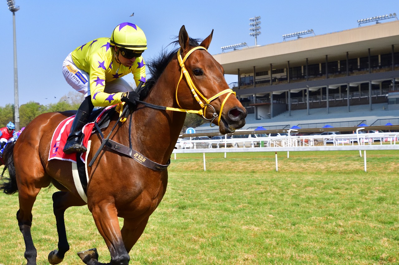 TROIS TROIS QUATRE (horse) wins at Turffontein